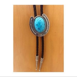 Turquoise Western Boho Bolo Tie